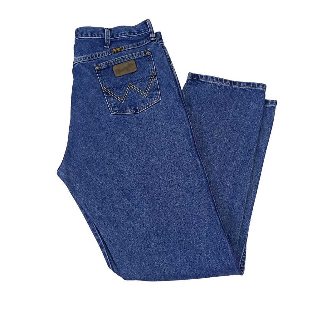Wrangler George Strait Collection Mens 40x36 Blue Denim Cowboy Cut Jeans 13MGSHD